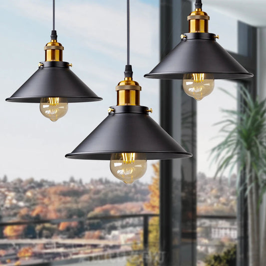 Luminaire Industriel Noir